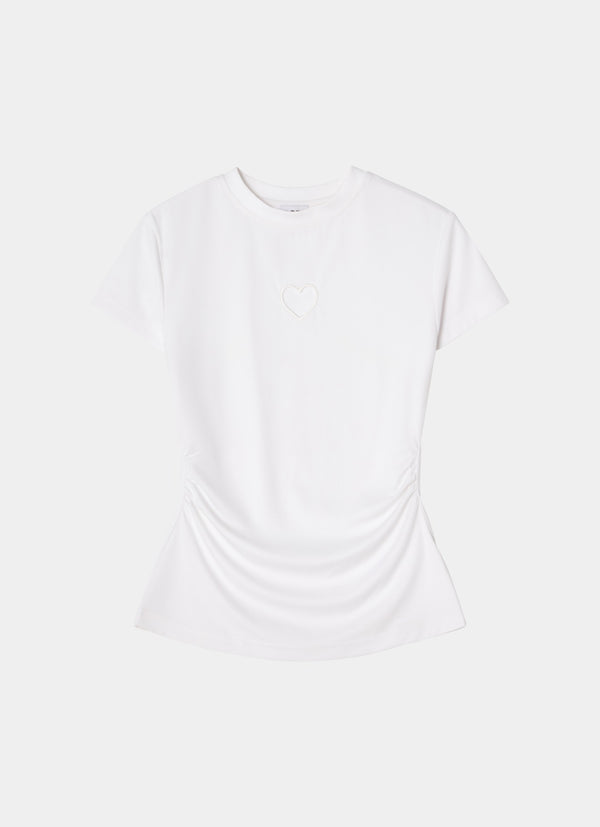Tight fitted t-shirt white