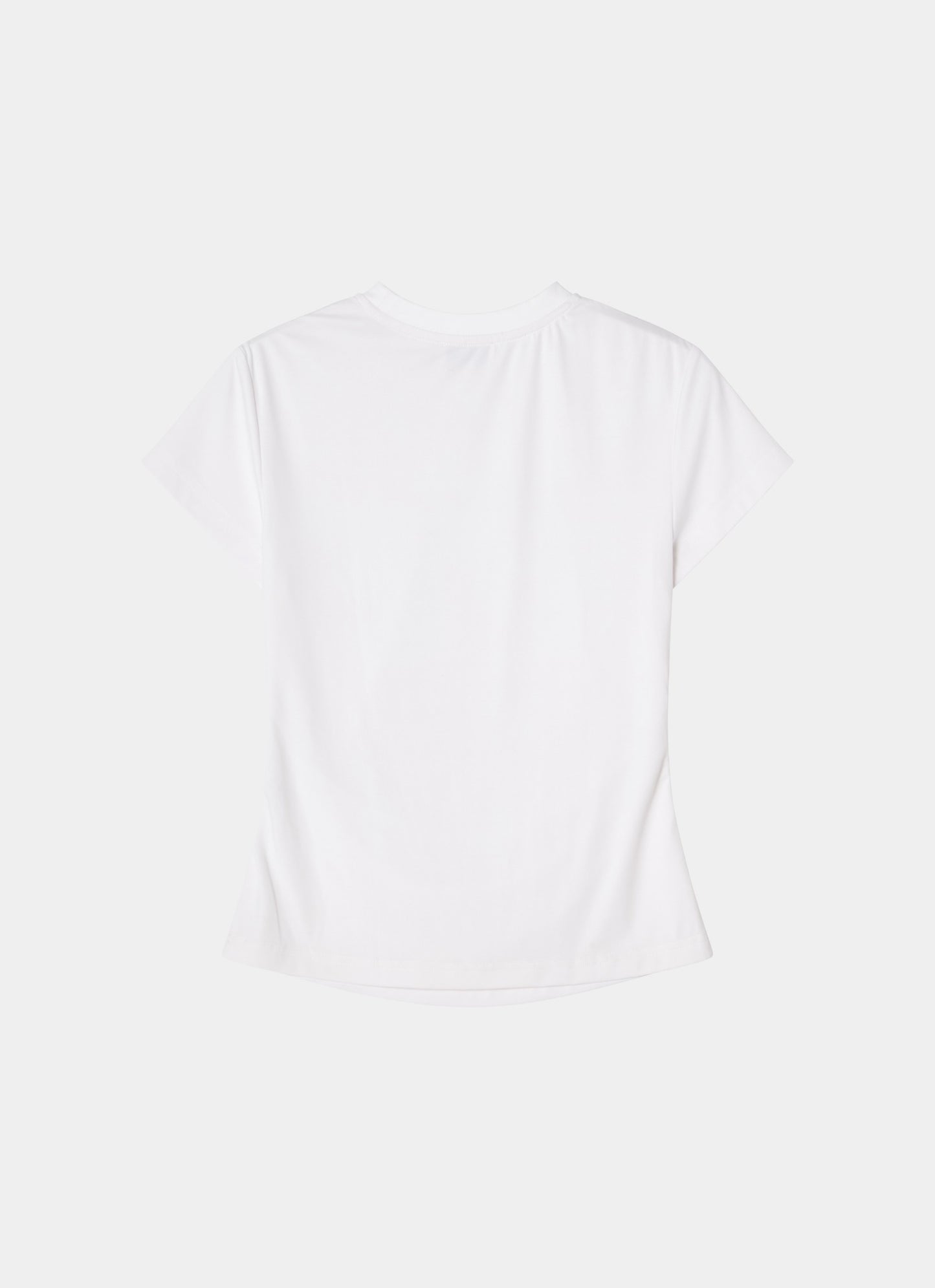 Tight fitted t-shirt white