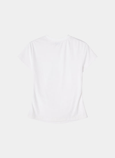 Tight fitted t-shirt white