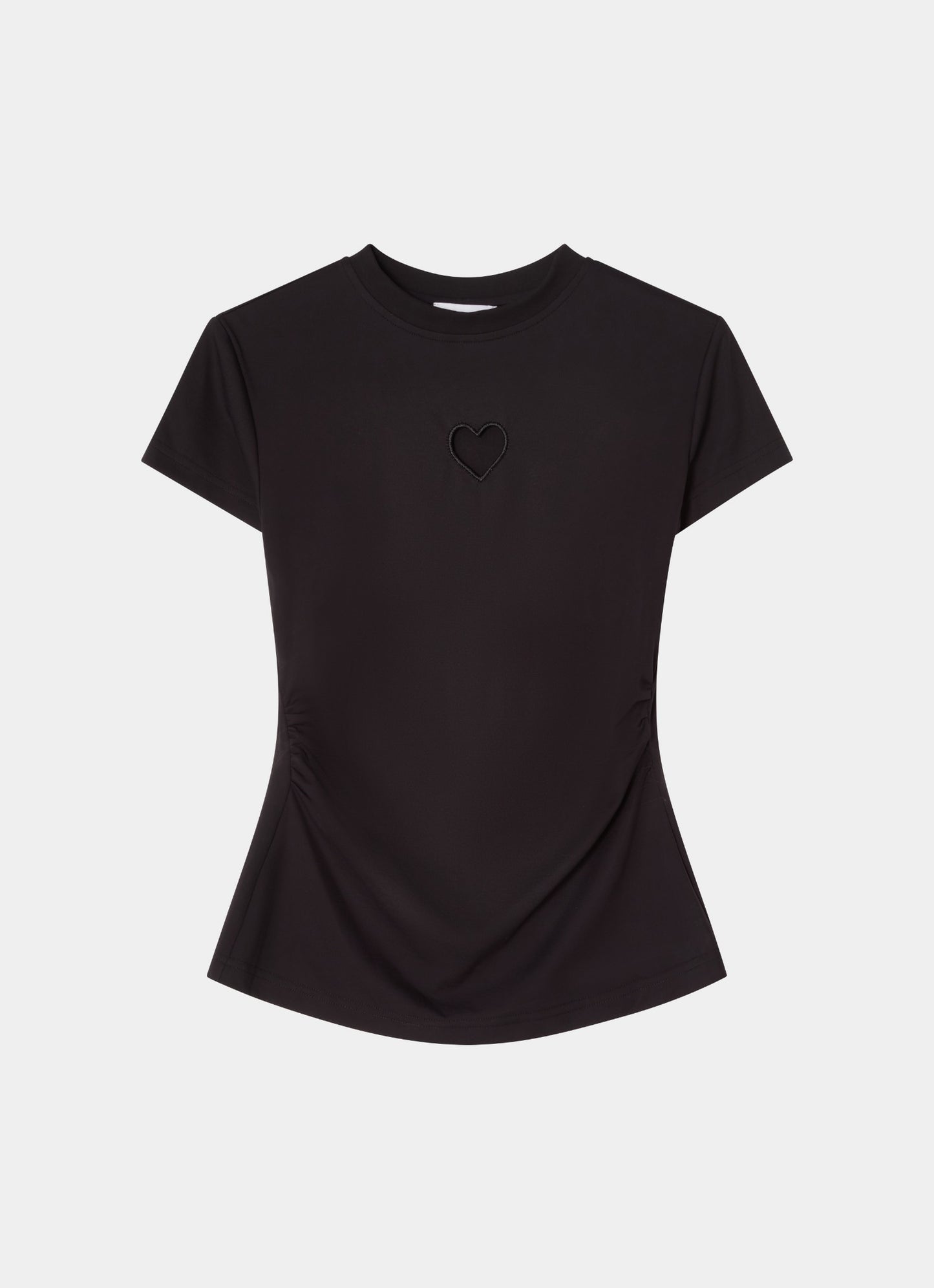 Tight fitted t-shirt black