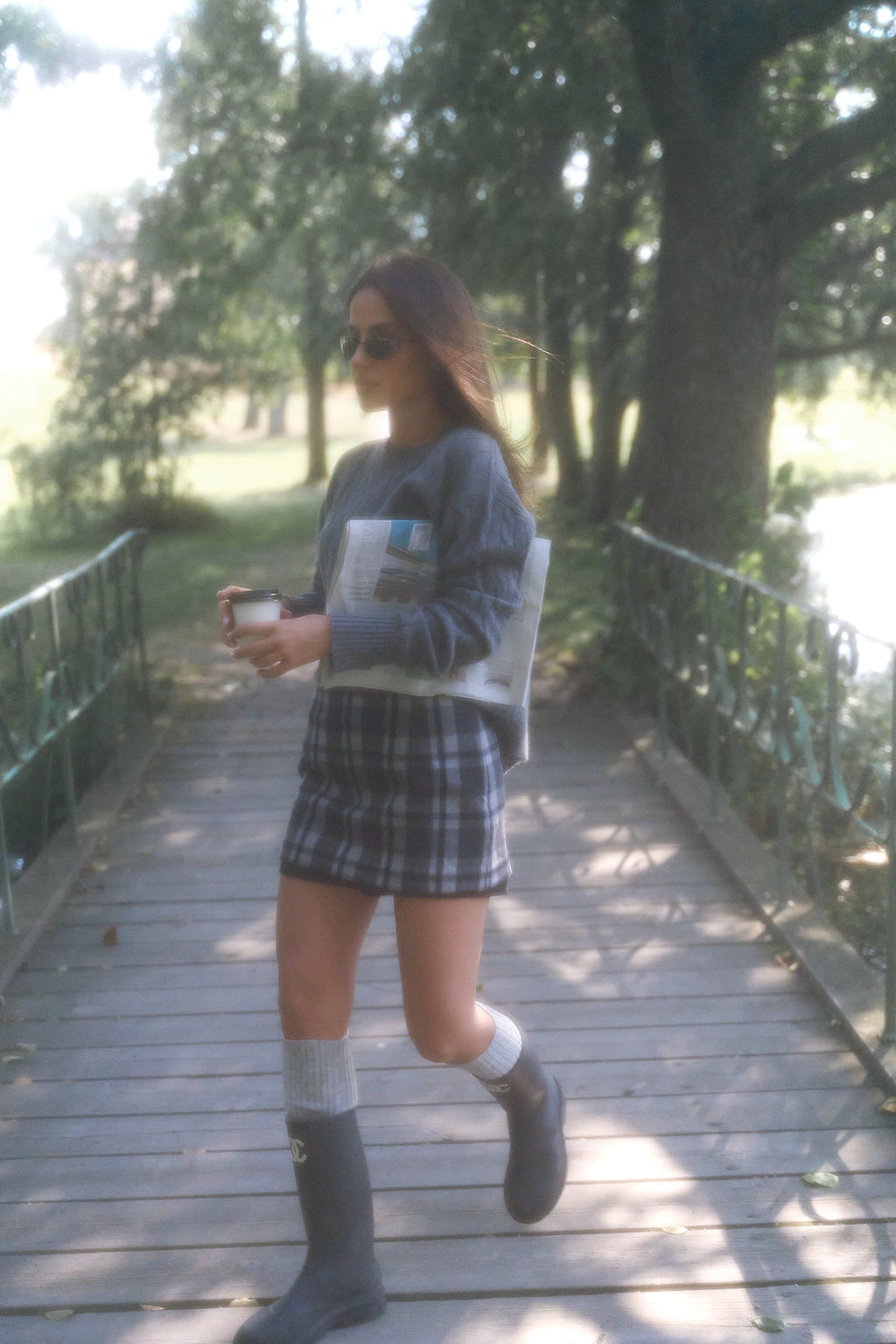Plaid skirt