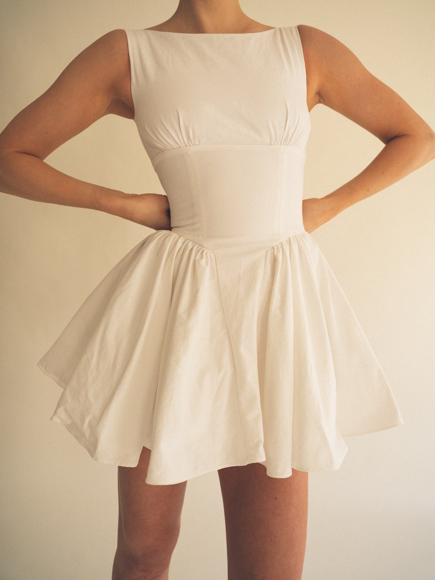Corset dress white