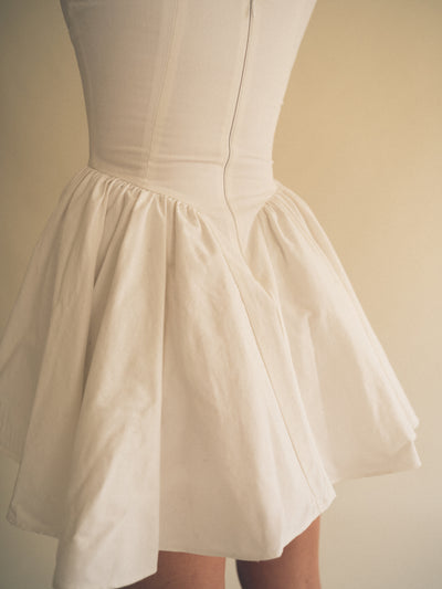 Corset dress white