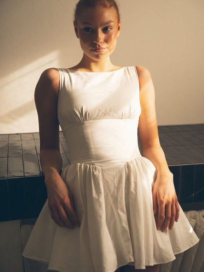 Corset dress white
