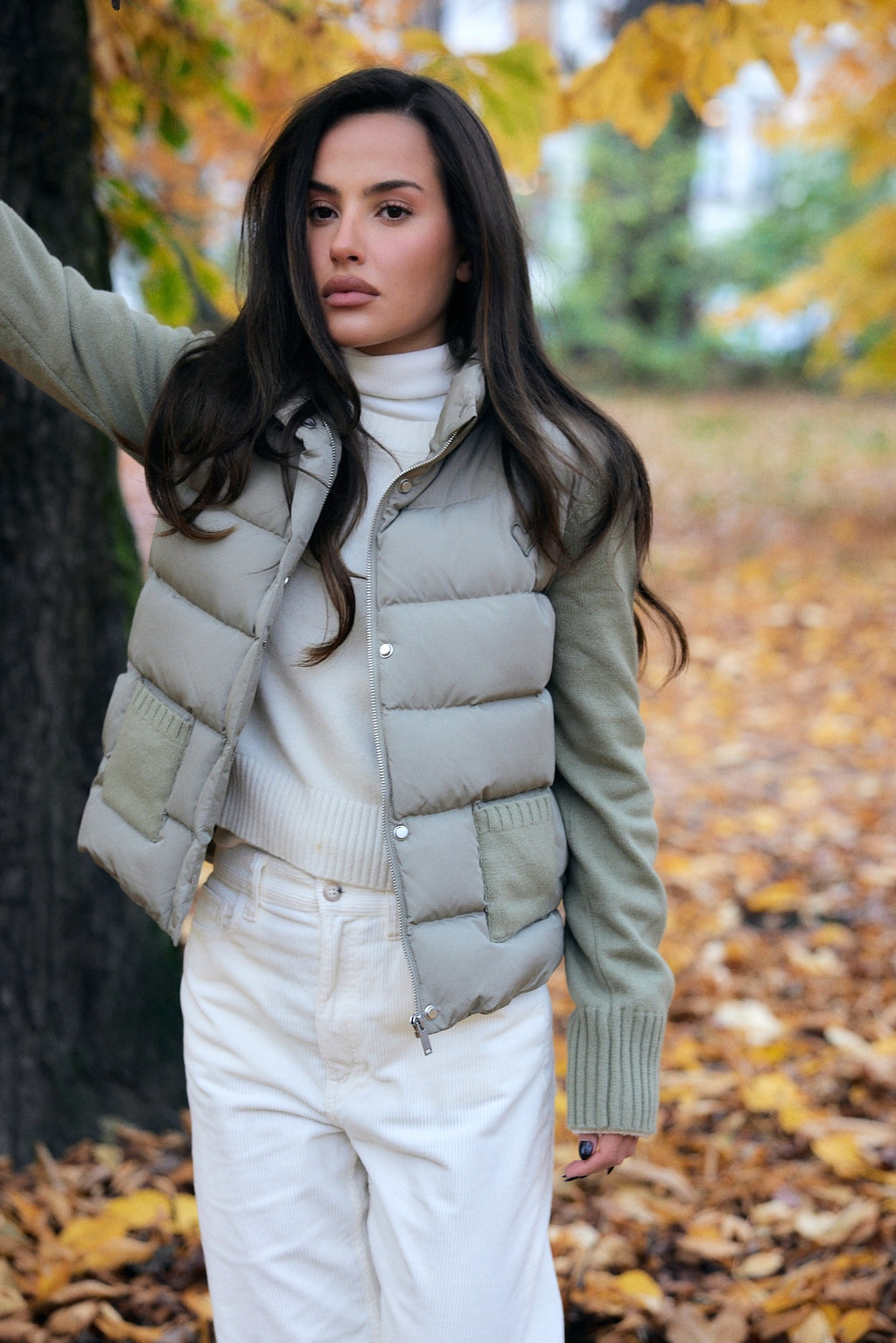 Cloud puffer jacket Pistachio