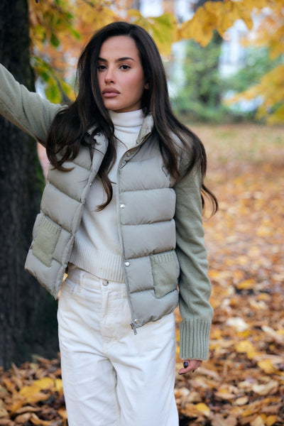 Cloud puffer jacket Pistachio