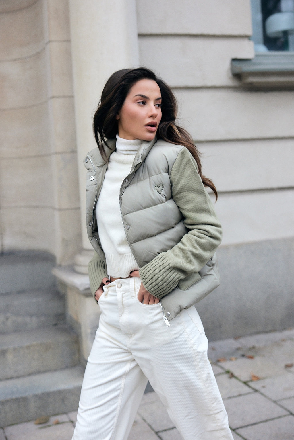 Cloud puffer jacket Pistachio