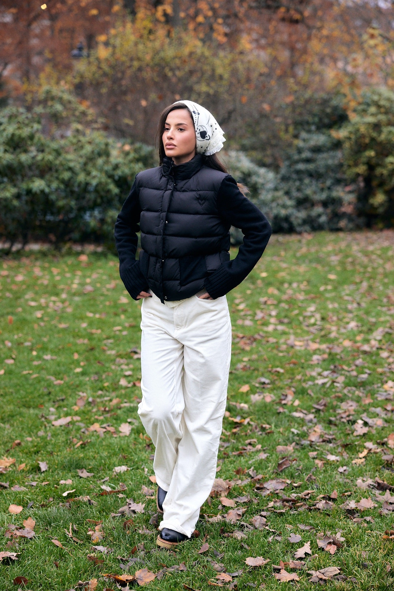 Cloud puffer jacket black