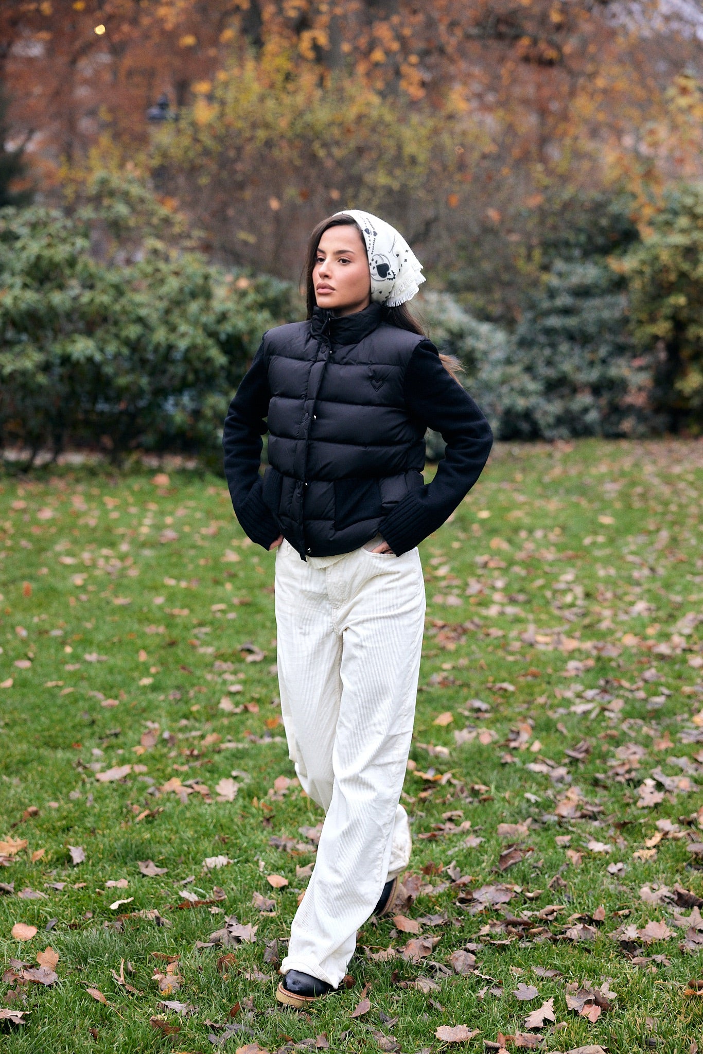 Cloud puffer jacket black