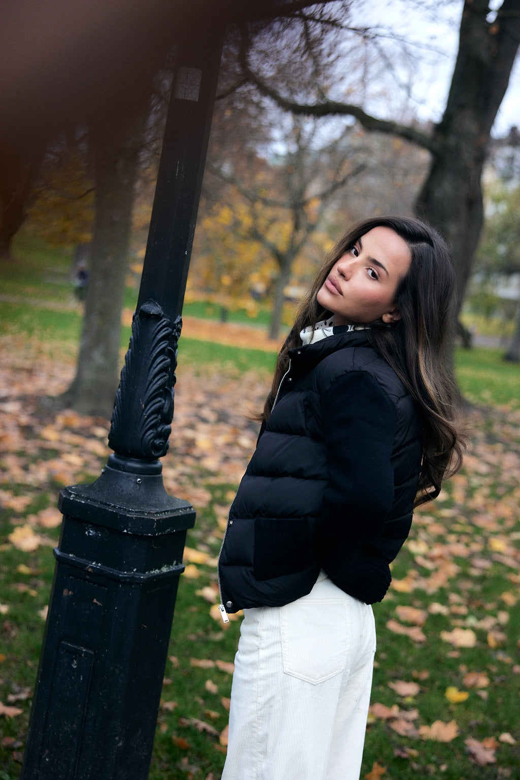 Cloud puffer jacket black