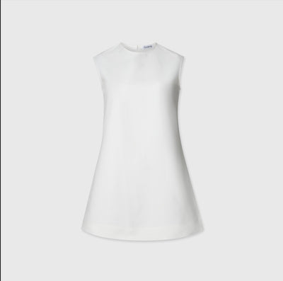 Heart cut out Dress White