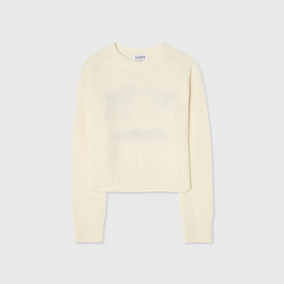 City Sweater - Stockholm Intarsia white