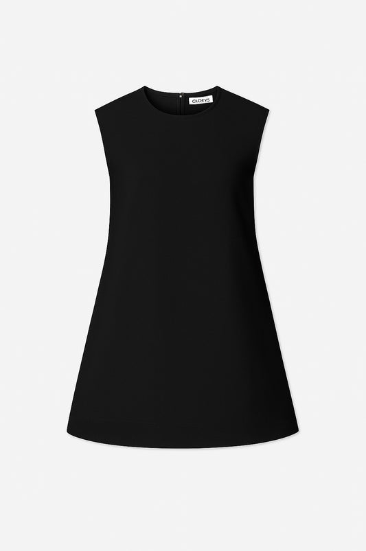 Heart cut out Dress Black