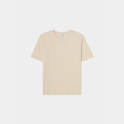 Heart at Back T-shirt Beige
