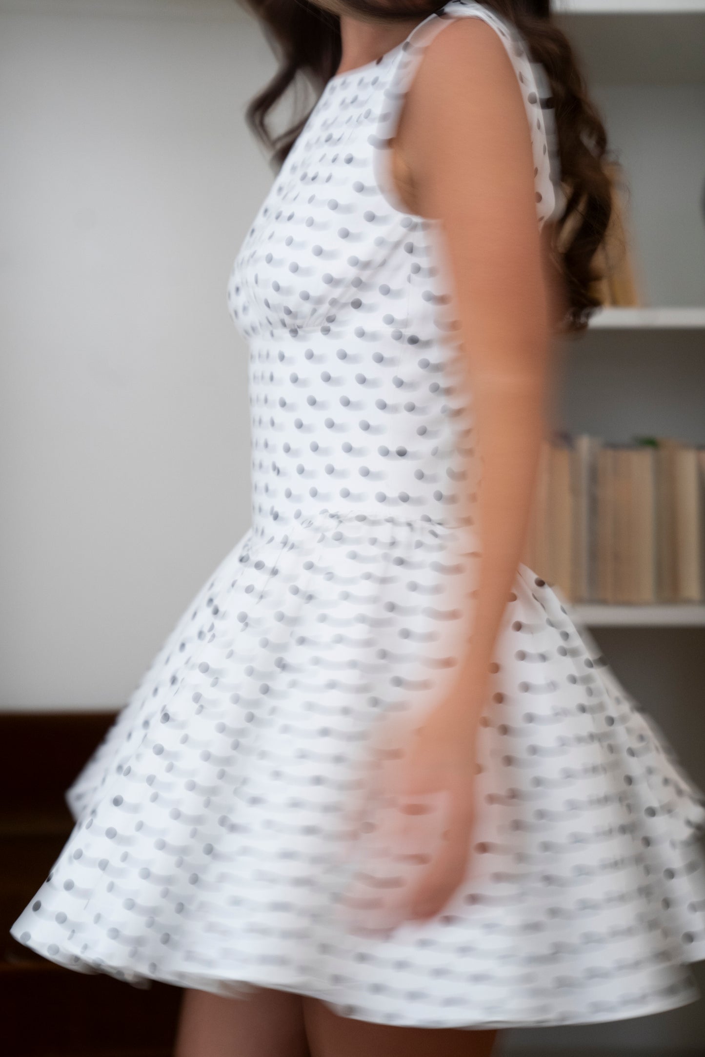 The Soft Corset Polka Dress