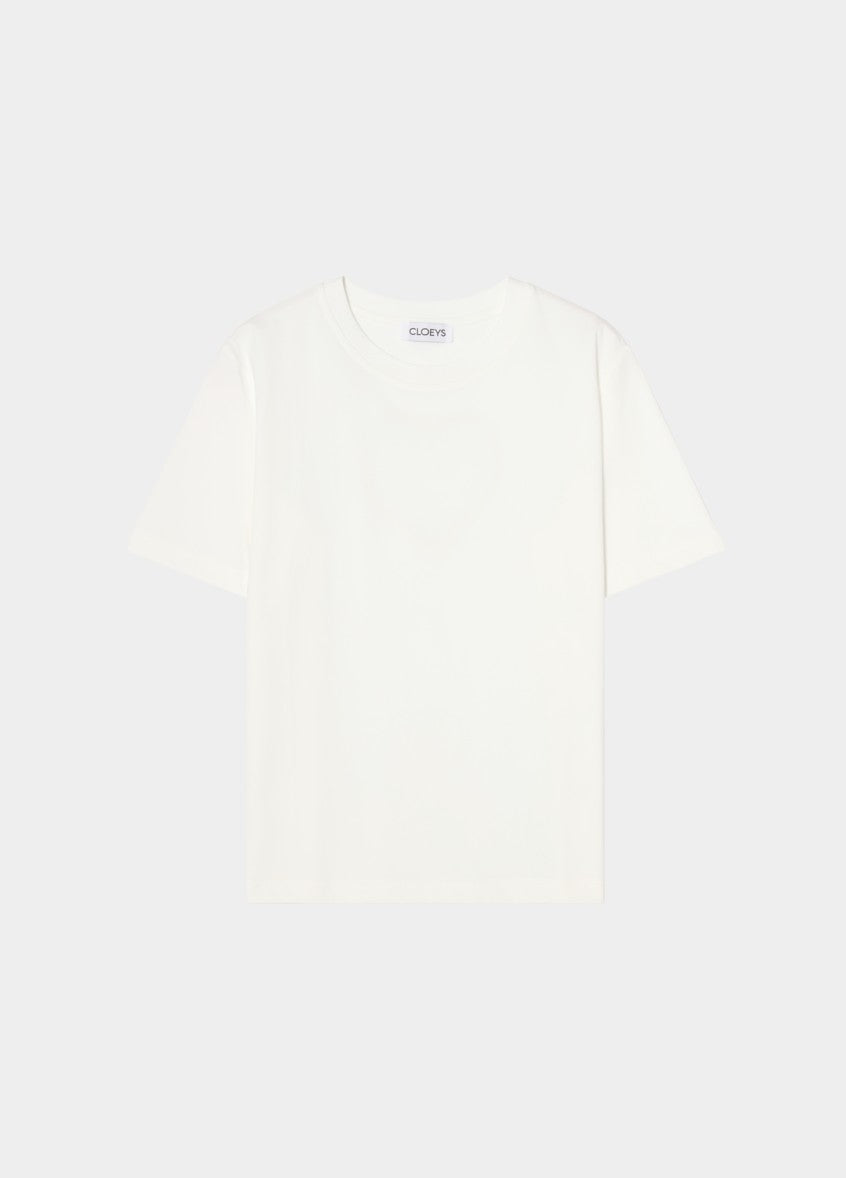 Heart at Back T-shirt White